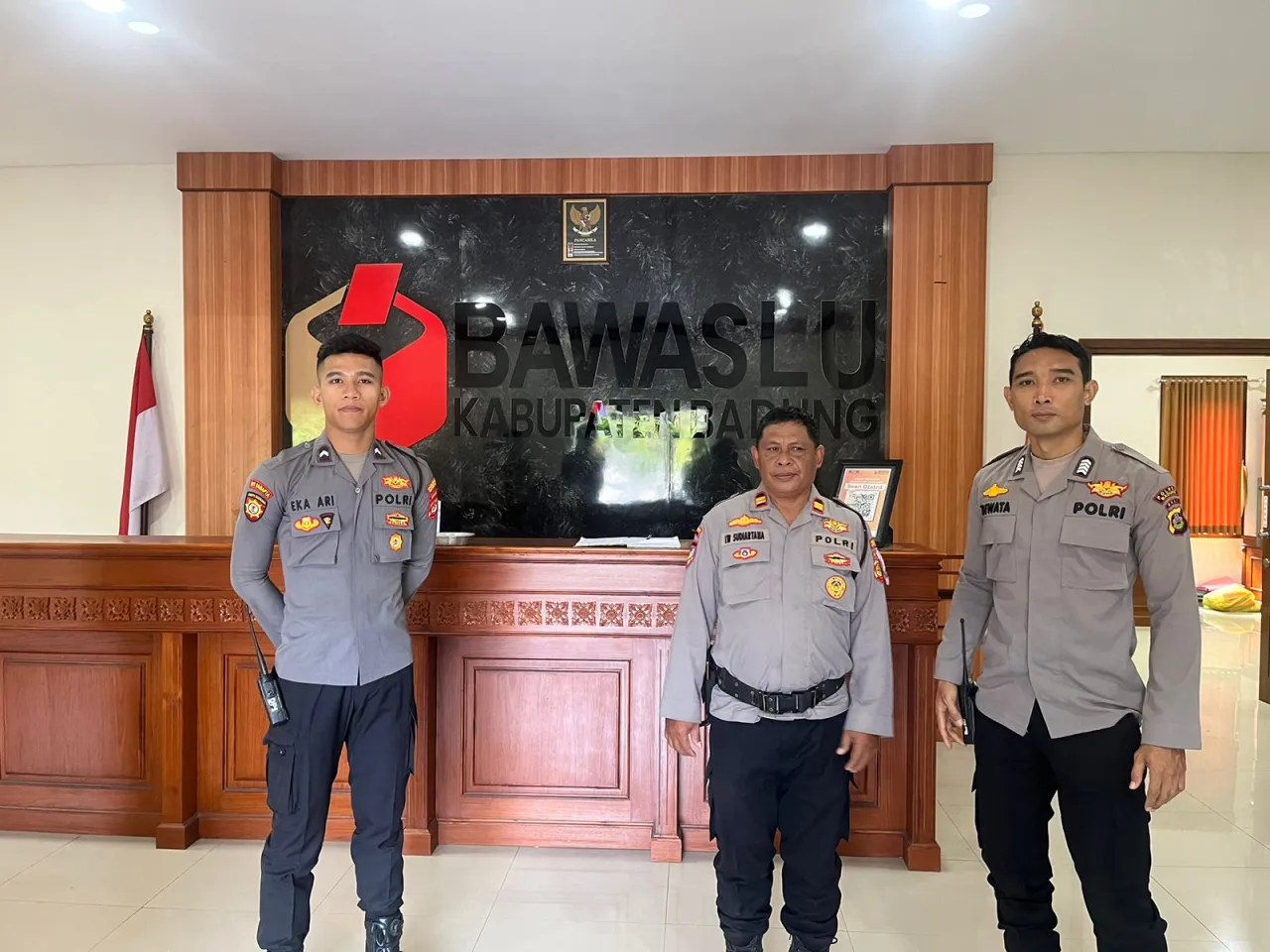 Polresta Denpasar Tingkatkan Pengamanan Kantor KPU dan Bawaslu Badung dalam Rangka Kampanye Pilkada