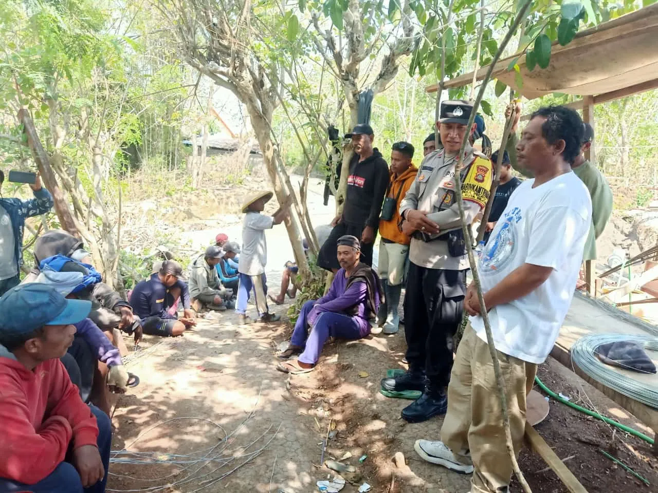 Kegiatan Cooling System Polsek Kuta Selatan di Proyek Vila Dream Wifer