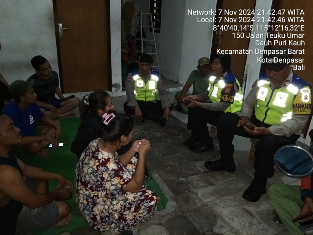 Ciptakan Kamtibmas Yang Kondusif, Polsek Denbar Cooling System Bersama Warga Pendatang Non Permanen