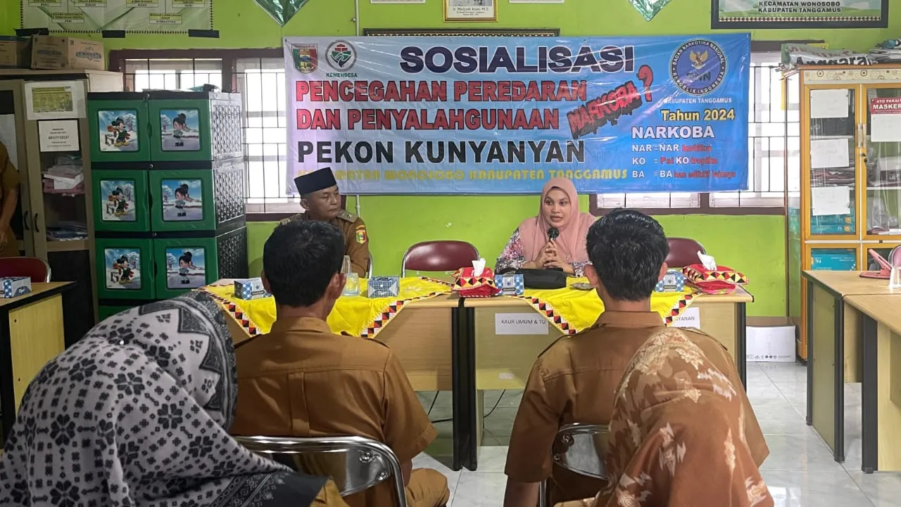 Polres Tanggamus Gelar Sosialisasi Pencegahan Penyalahgunaan Narkoba di Empat Pekon