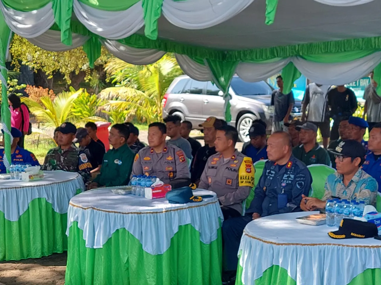 Transplantasi Terumbu Karang Sambut HUT Polairud Ke-74,Kapolsek Gilimanuk Dampingi Wakapolres