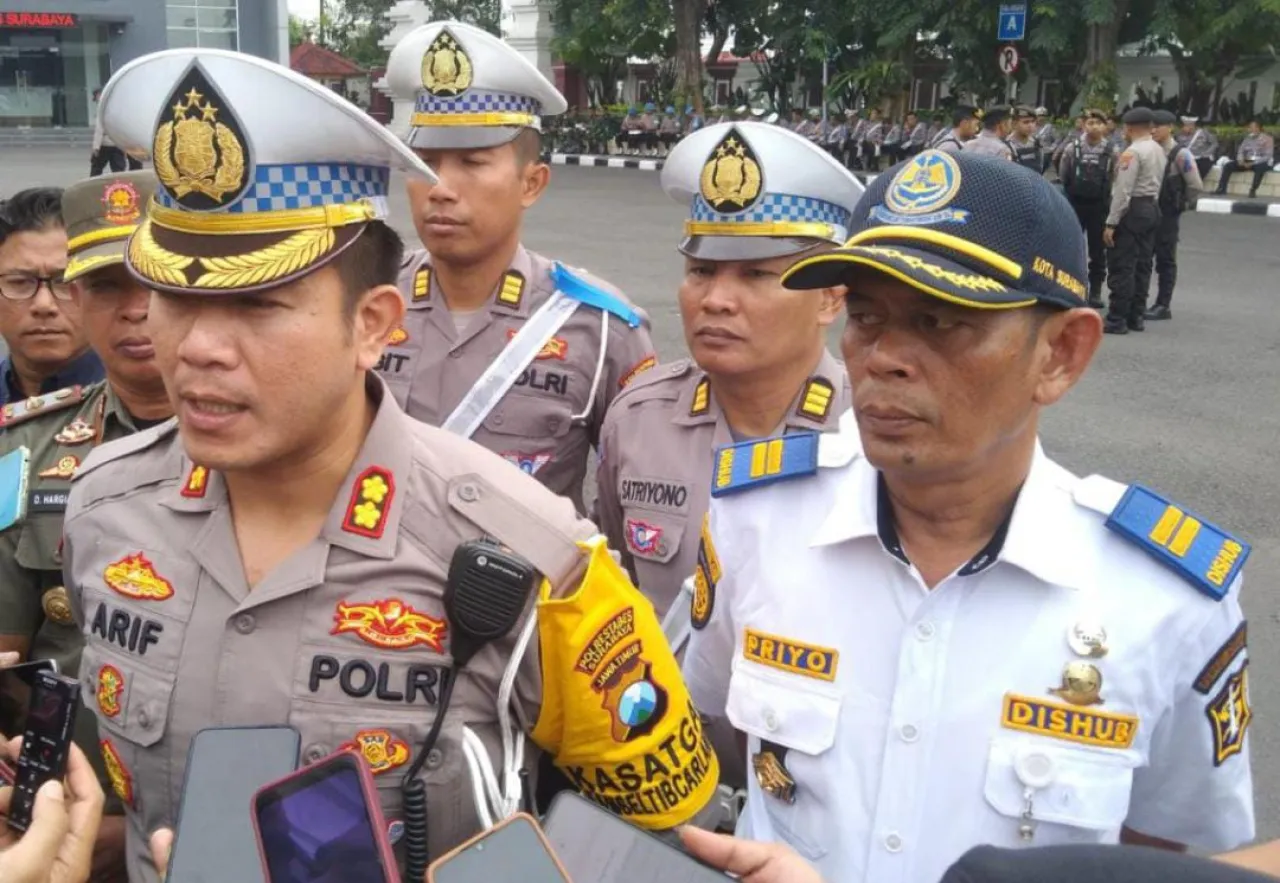 Jelang Tahun Baru 2025 Polrestabes Surabaya Siapkan 12 Titik Penyekatan, Catat Lokasinya