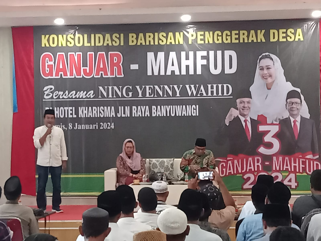 KEKUATAN SUARA GANJAR - MAHFUD DI WILAYAH TAPAL KUDA SEMAKIN MENINGKAT