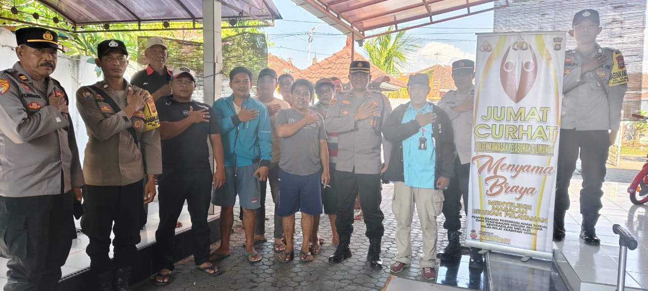 Jumat Curhat: Kapolsek Gilimanuk Gelar Tatap Muka dengan Paguyuban Ayam Kontes