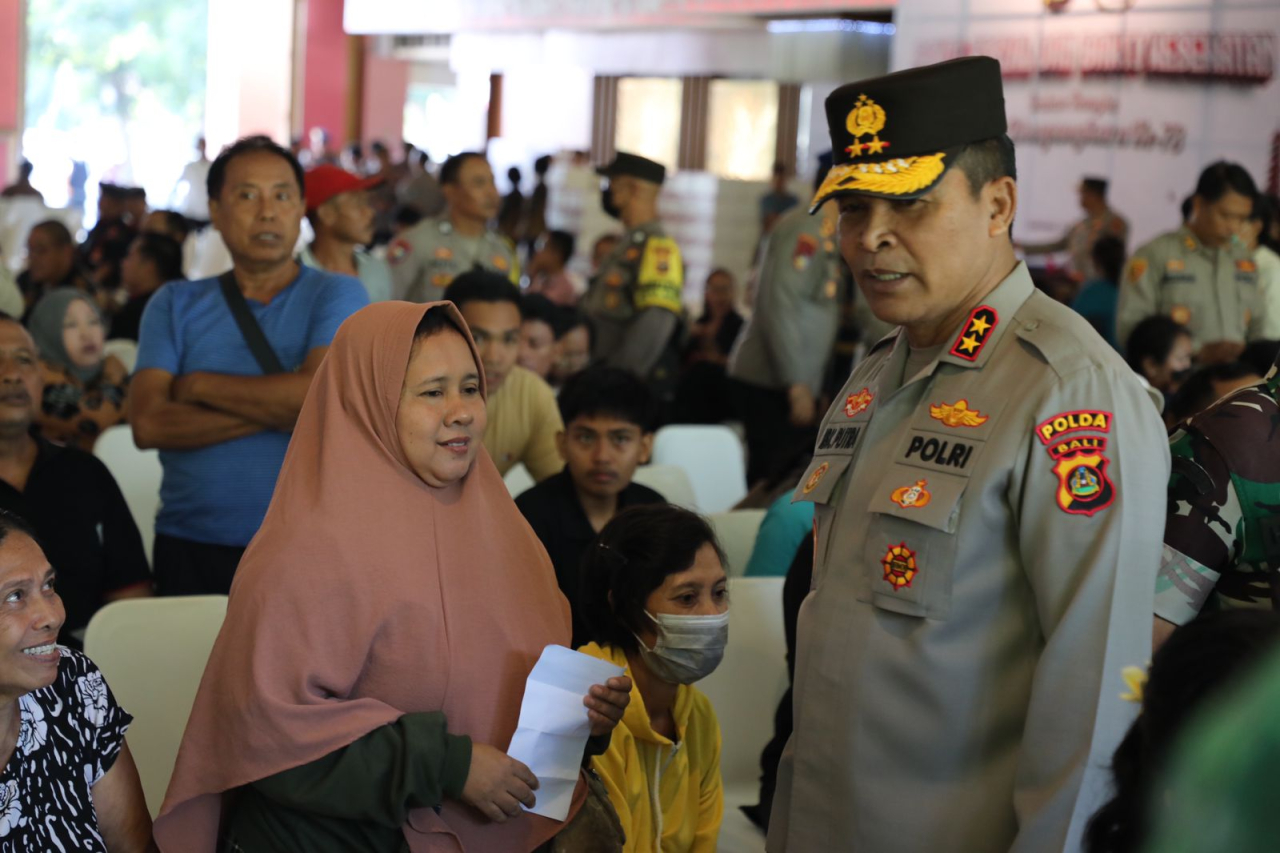 Sambut Hari Bhayangkara ke-78, Polda Bali Gelar Baksos, Baktikes dan Bakti Religi