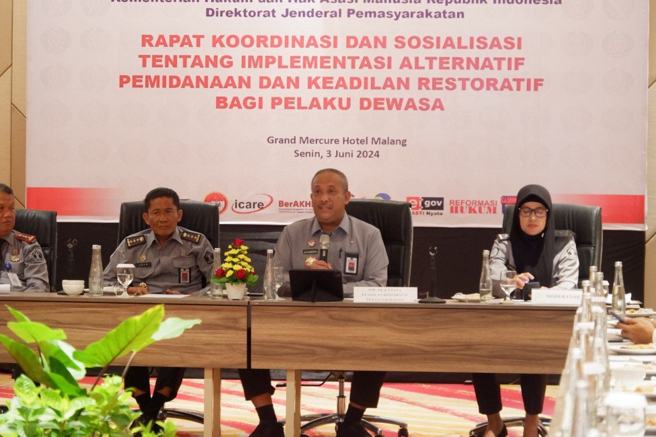 Gelar Rapat Koordinasi dan Sosialisasi Implementasi Alternatif Pemidanaan dan Keadilan Restoratif bagi Pelaku Dewasa