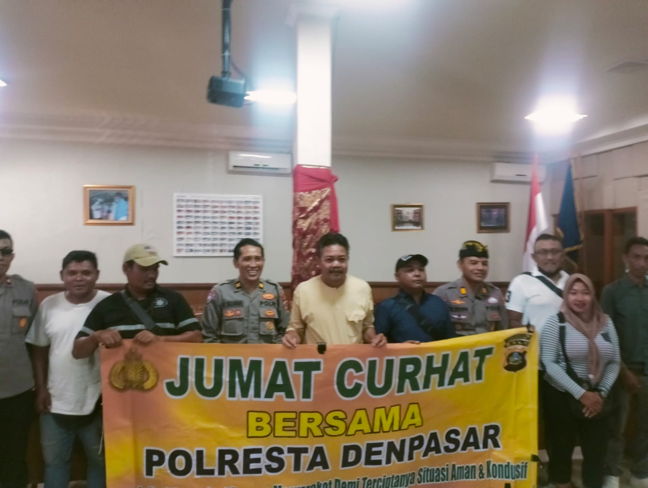 Polresta Denpasar Gelar Jumat Curhat Dengan Pengurus Dan Penyalur ABK