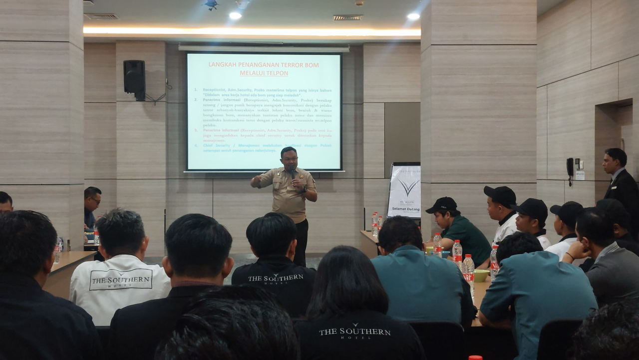 The Southern Hotel Tingkatkan Keamanan dengan Pelatihan "Waspadai Bahaya Ancaman Tangani Cepat