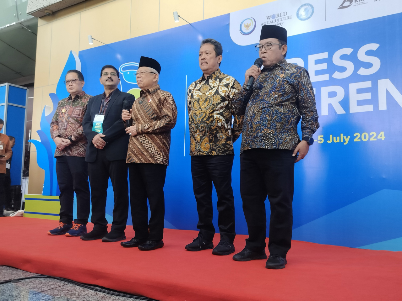 Wakil Presiden Buka Asian-Pacific Aquaculture (APA) 2024 Di Kota Pahlawan