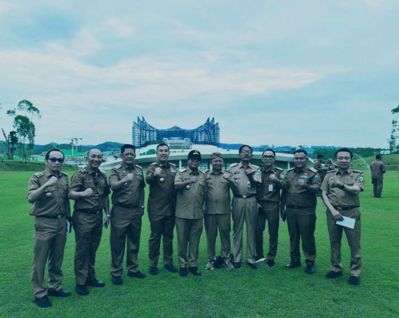 Pj.Bupati Pringsewu Hadiri Pertemuan Bersama Presiden di Istana Garuda IKN