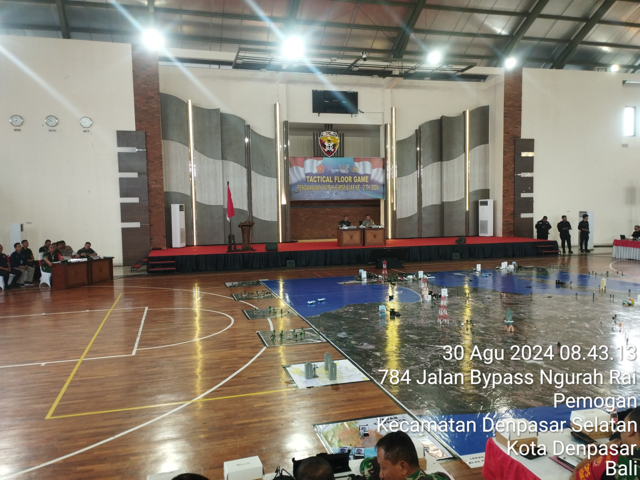 TNI-Polri Gelar Tactical Floor Game Pengamanan VVIP HLF MSP Dan IAF KE-2 Tahun 2024