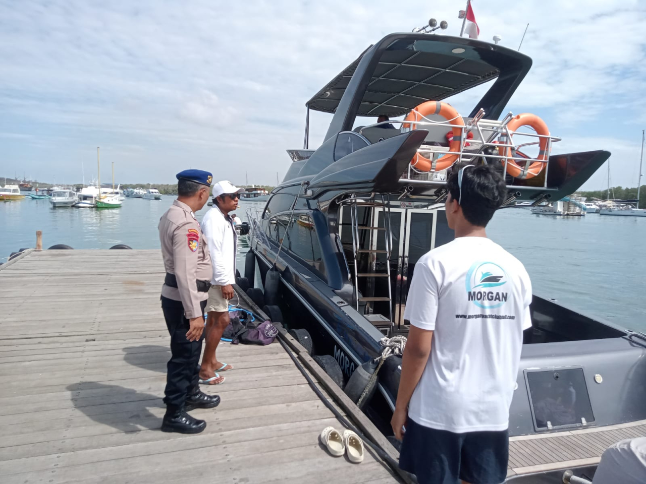 Pengamanan Pilkada Serentak 2024: Satpolairud Polresta Denpasar Pos Serangan Gelar Patroli Dialogis