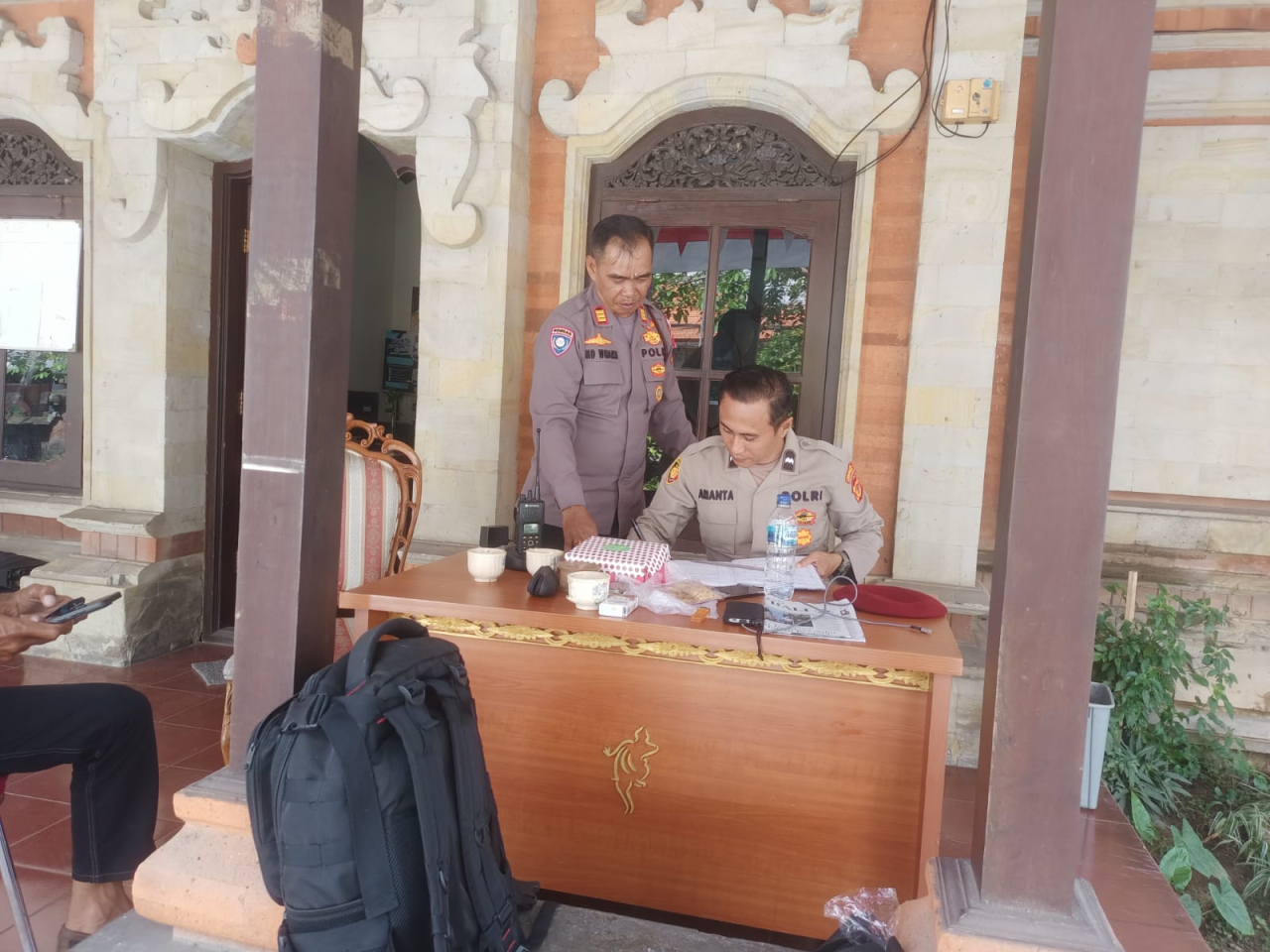Pengamanan Kantor Bawaslu Kota Denpasar Pastikan Situasi Kondusif