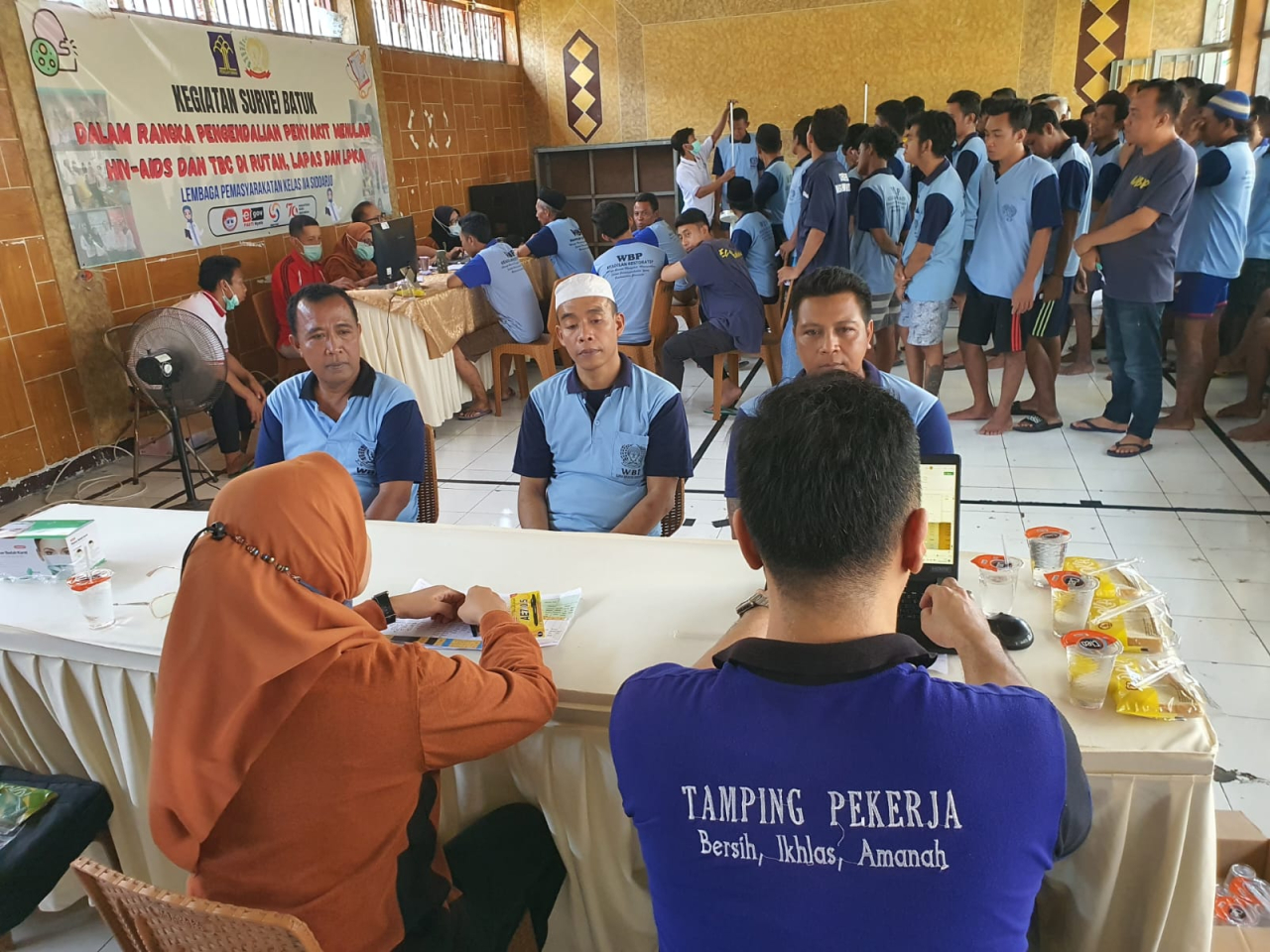 Lapas Sidoarjo Lakukan Survei Batuk untuk Cegah Penyebaran TBC di Kalangan Warga Binaan dan Petugas