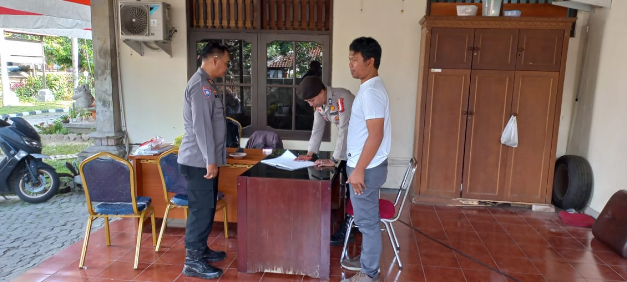 Pengamanan Kantor Bawaslu Kota Denpasar pada Tahap Kampanye Pilkada 2024