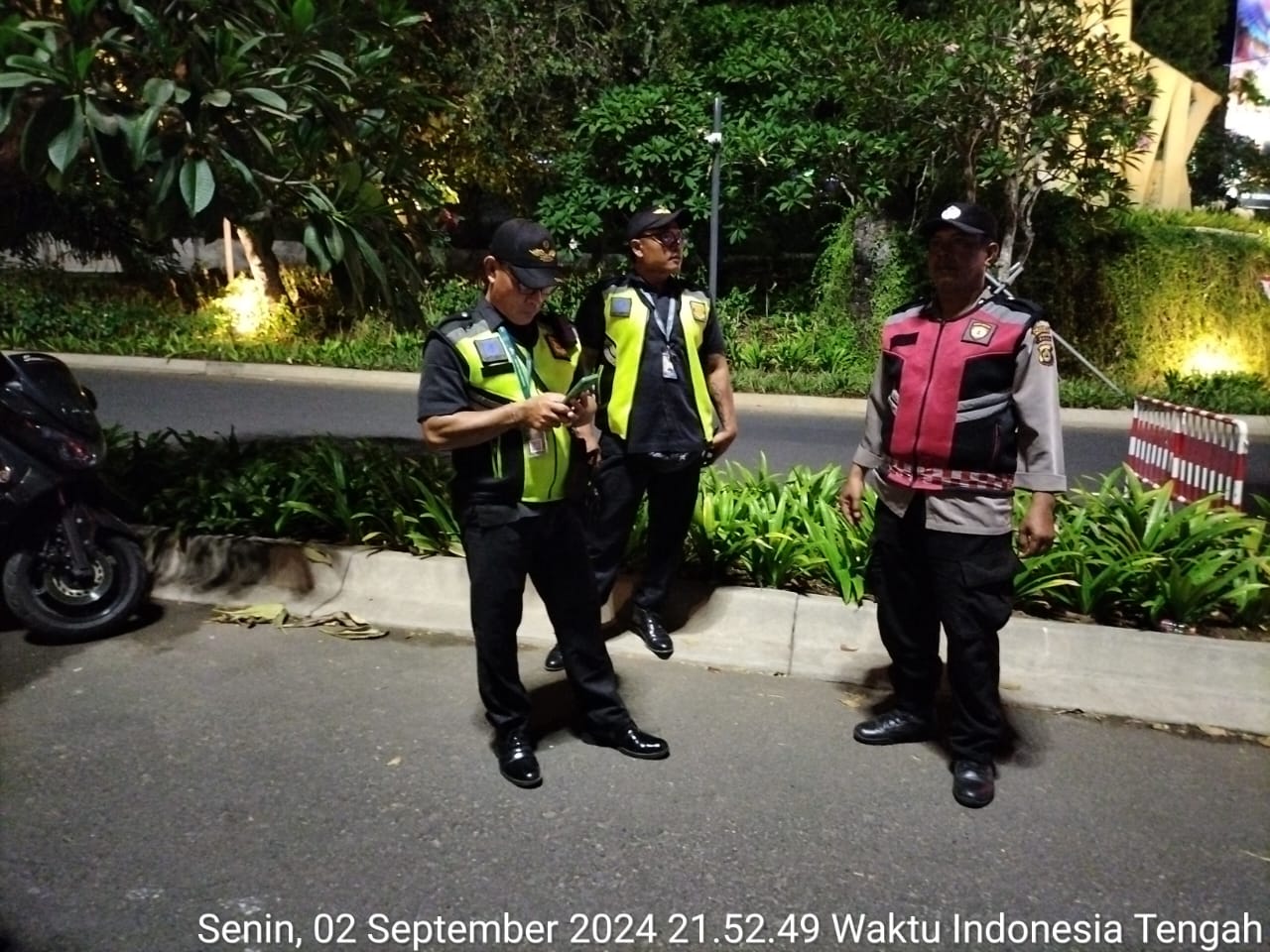 Patroli Blue Light Polsek Kuta Selatan Pastikan Wilayah Tetap Aman dan Kondusif jelang Pilkada Seren