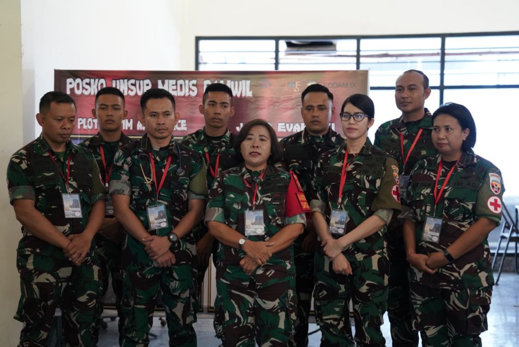 Kesdam IX/UDY Antisipsi Wabah Mpox Dalam Pengamanan HLF-MSP dan IAF 2