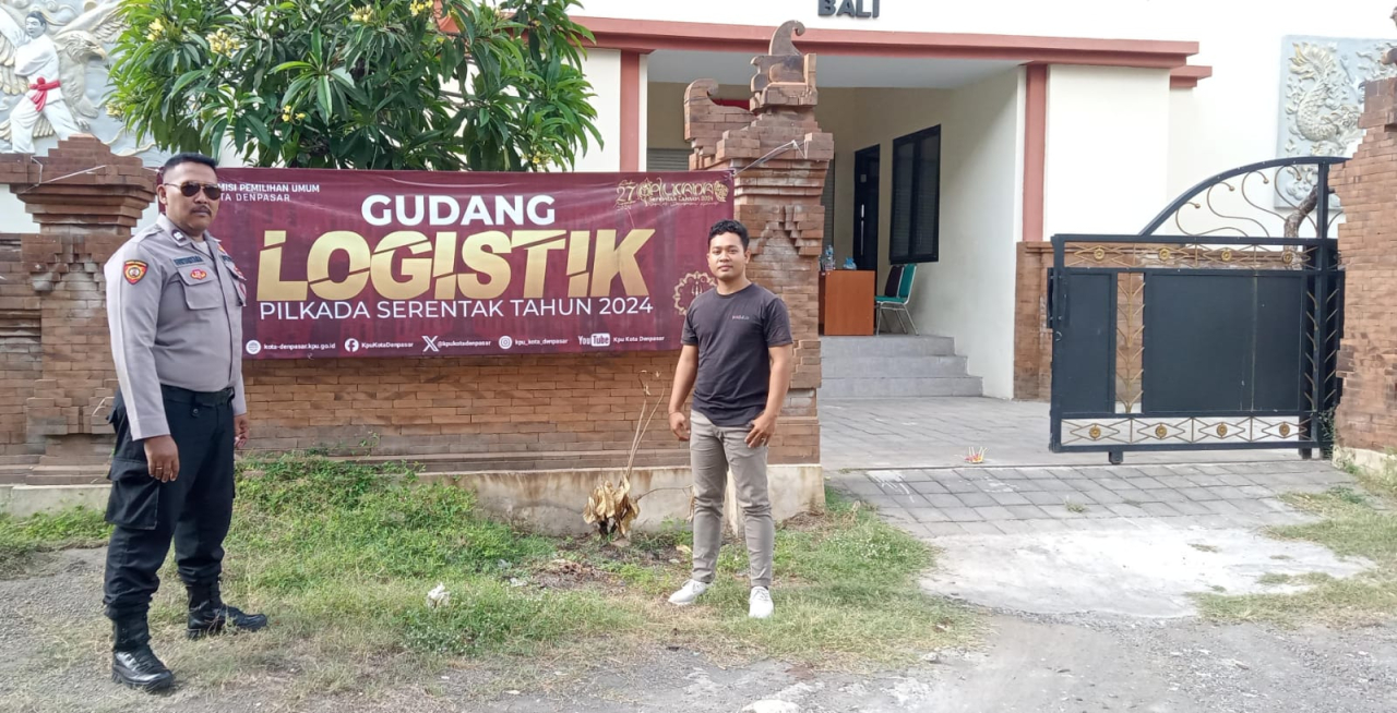 Pengamanan Gudang Logistik Kota Denpasar dalam Rangka Pilkada 2024
