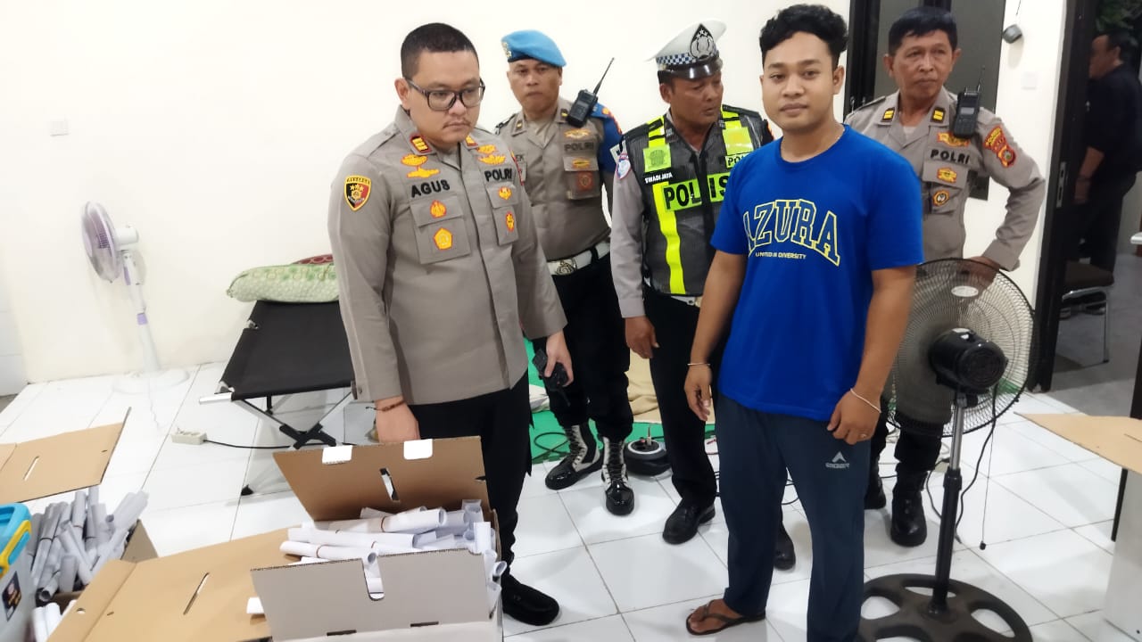 Polsek Dentim Intensifkan Patroli di Area Rawan dan Kantor Penyelenggara Pilkada