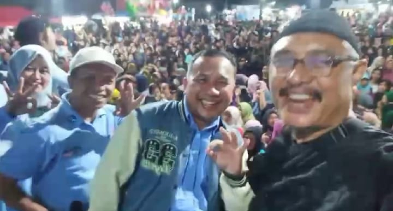 Konser Gembira Sambut Visi Misi Calon Bupati Nomor Urut 3, Riyanto Pamungkas dan Umi Laila di Pringsewu