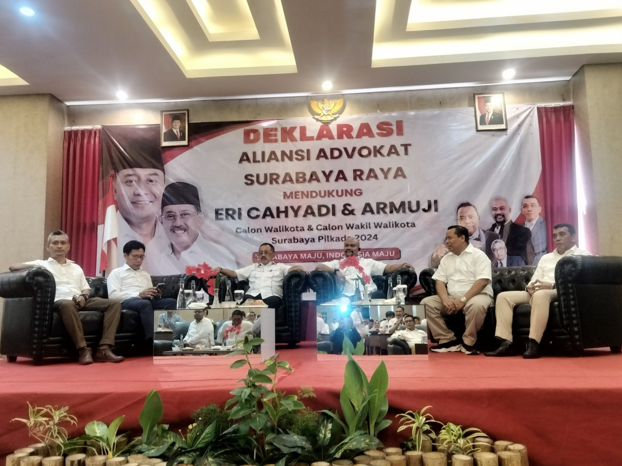 Aliansi Advokat Surabaya Raya Nyatakan Dukungan untuk Eri Cahyadi dan Armuji di Pilkada Surabaya