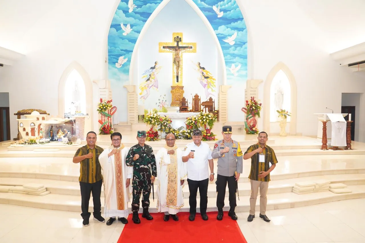Pangdam UDY Bersama Forkopimda Bali Pantau Keamanan Perayaan Tahun Baru