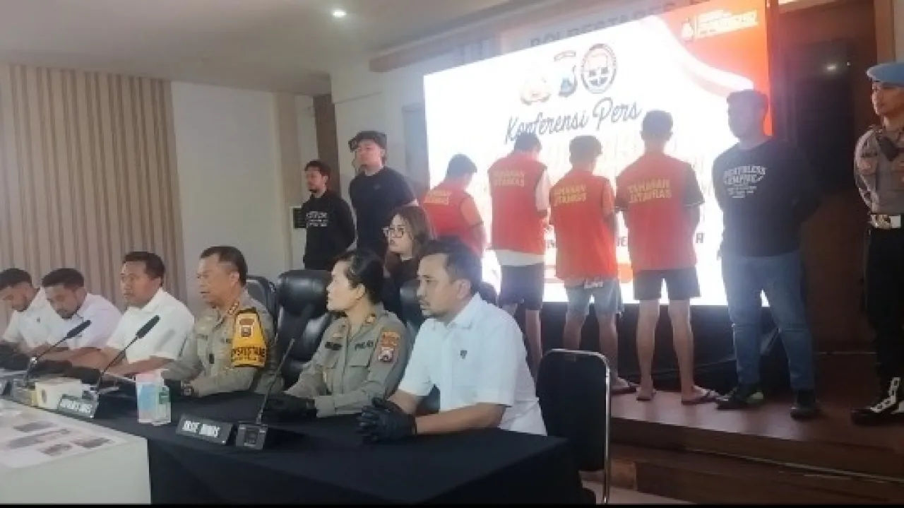 Akhirnya Empat Pelaku Debt Colector Diamankan Polrestabes Surabaya Terkait Pengeroyokan Advokat