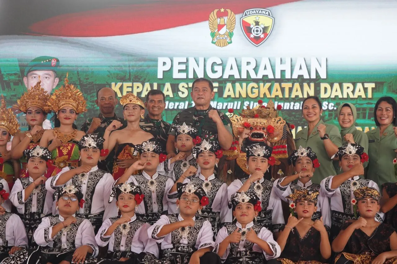 Kasad Kunjungi Kodam IX/UDY, Tekankan Disiplin dan Kesiapan Prajurit