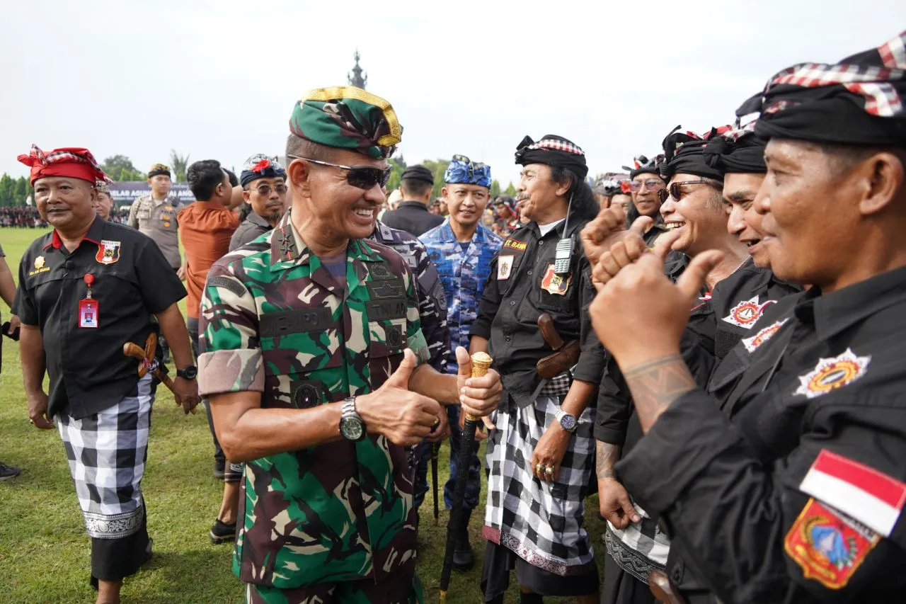 Sinergi Kodam &  Pecalang Siap Amankan Bali