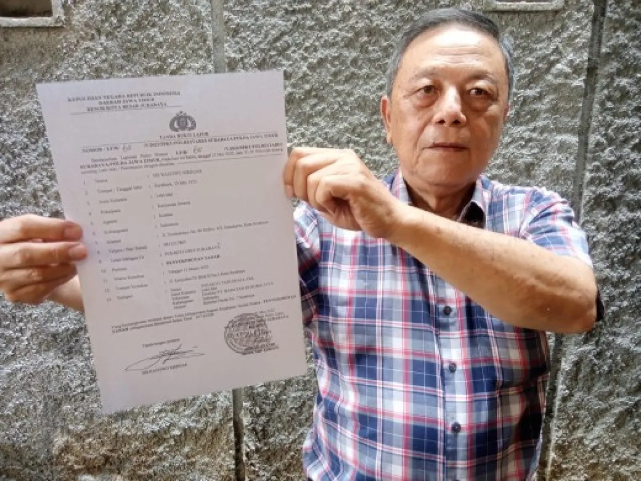 Lagi lagi Warga Surabaya Kehilangan Tanahnya Lapor Polisi Berhenti Ditempat