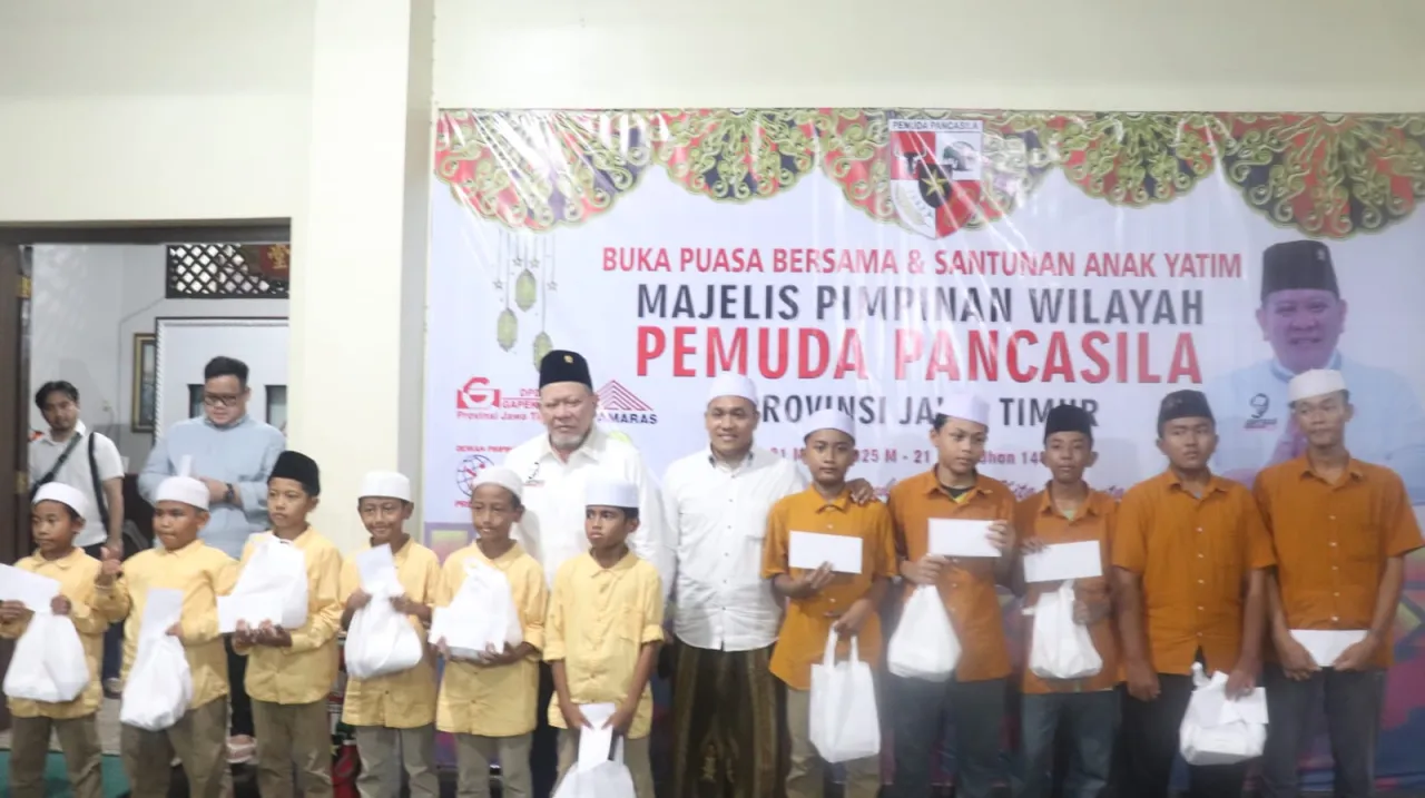 MPW Pemuda Pancasila Jawa Timur Gelar Buka Puasa Bersama dan Santunan Anak Yatim