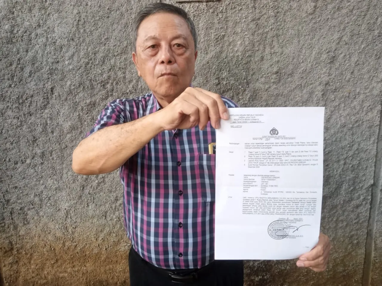 Petugas Ukur BPN II, Mengatakan PT BKJ Telah Mencaplok Tanah Milik Sie Ragowo