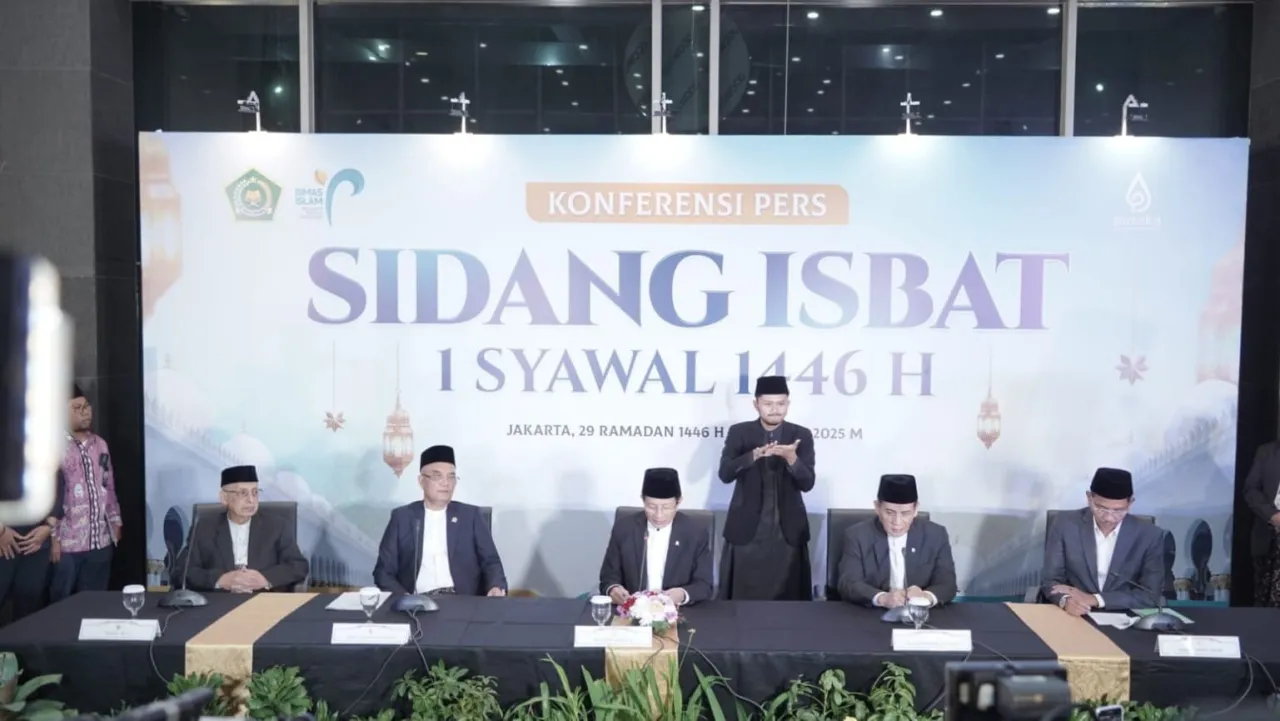Pemerintah Tetapkan 1 Syawal 1446 H Jatuh pada 31 Maret 2025