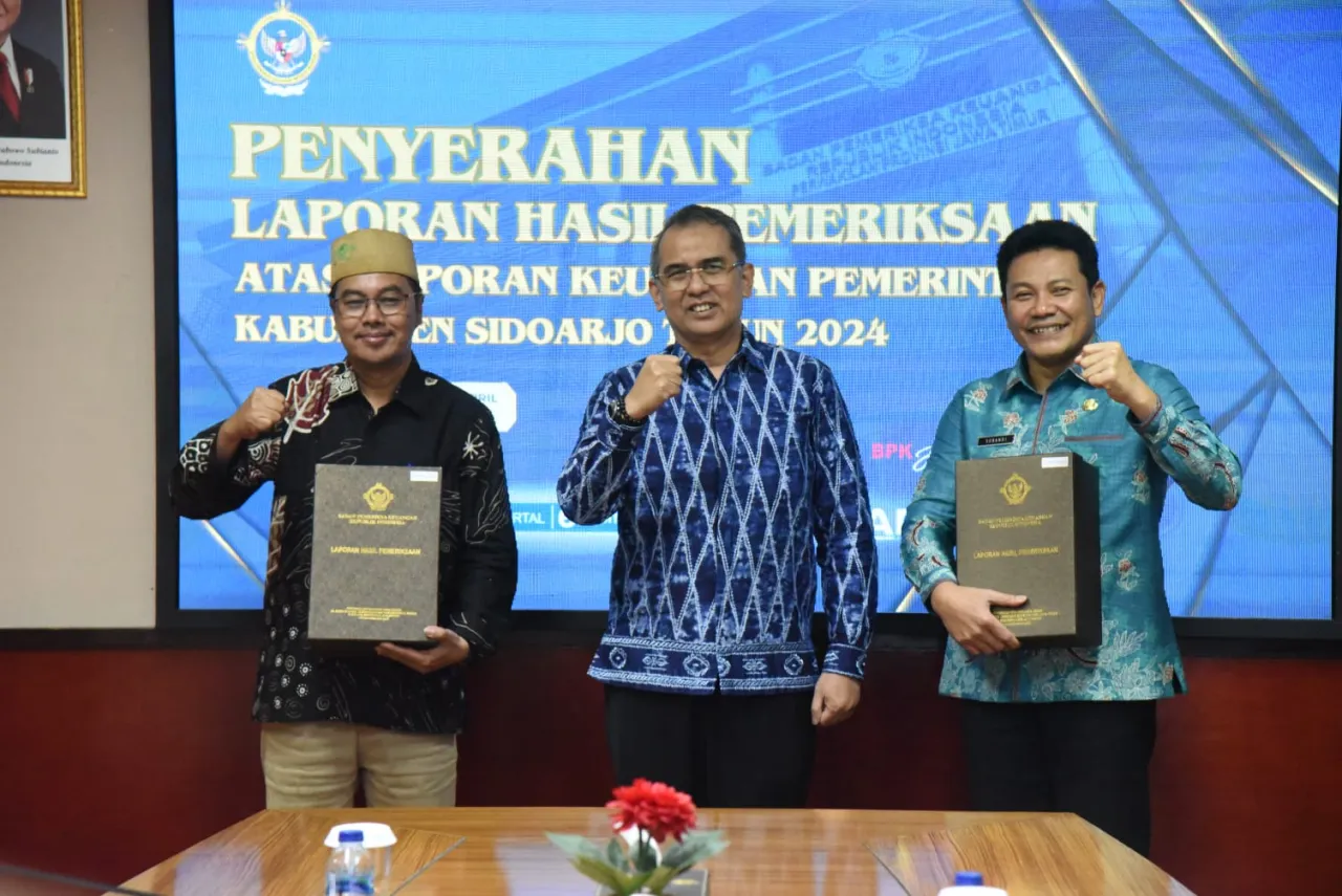 Kabupaten Sidoarjo Kembali Terima Opini WTP Kedua belas Kali Berturut-turut