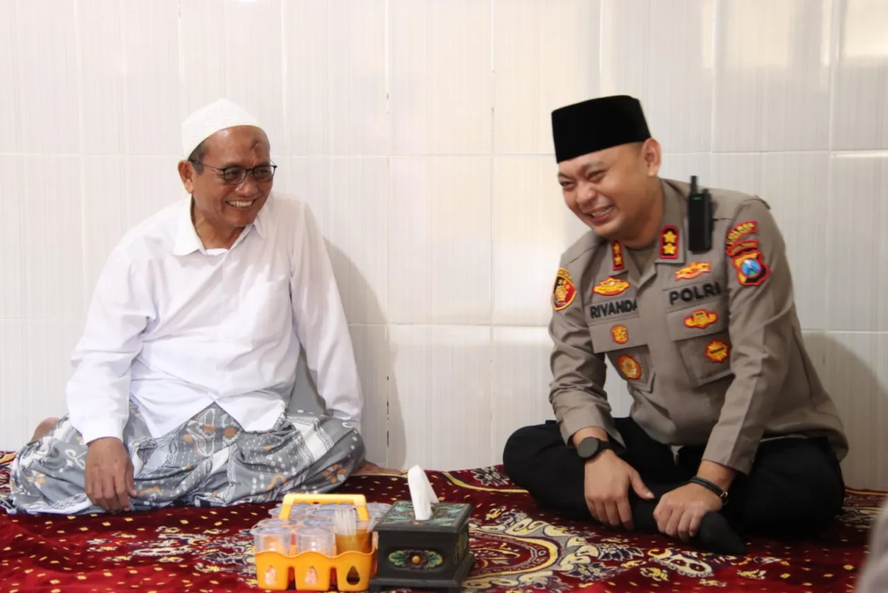 Kapolres Sumenep Jalin Silaturahmi Dengan Ketua PCNU Perkuat Sinergi Jaga Kamtibmas