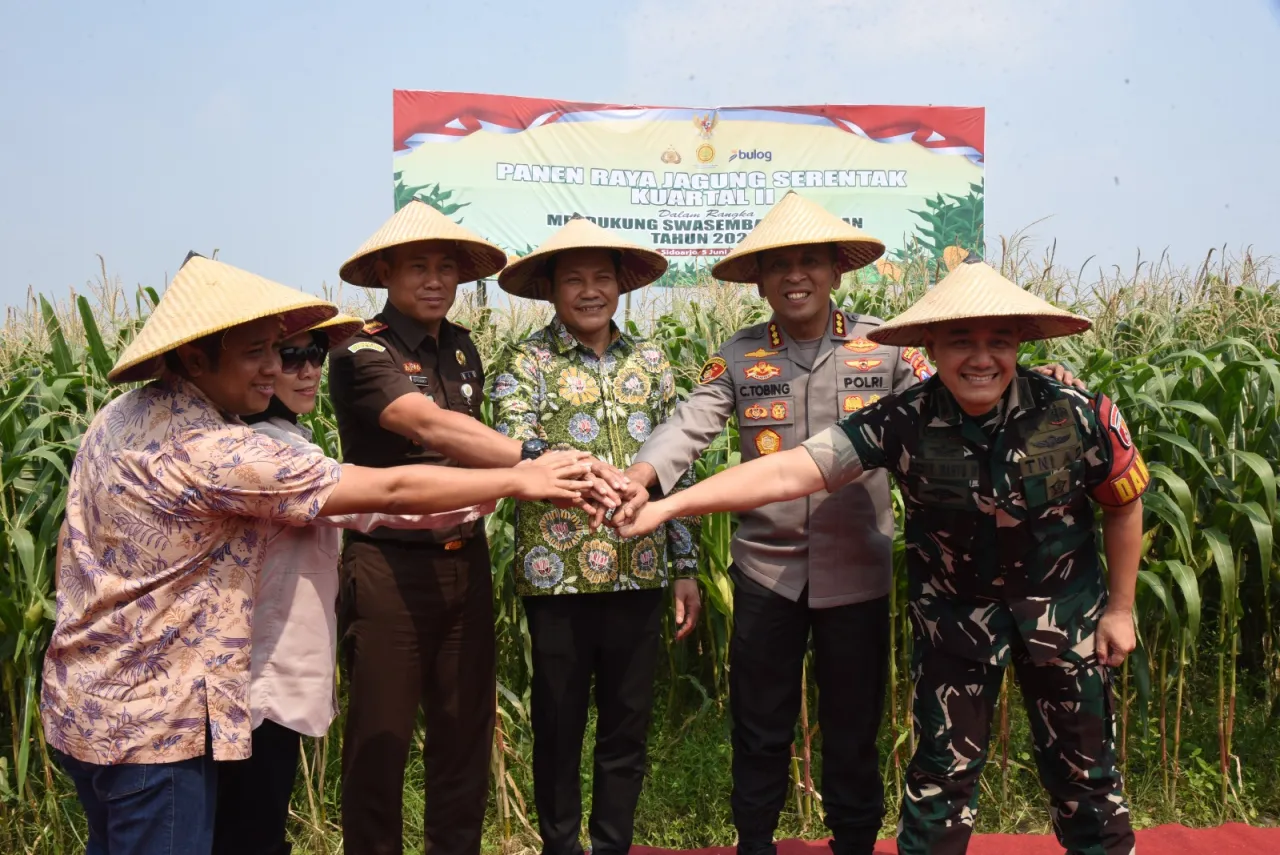 Dukung Swasembada Pangan Nasional 2025, Pemkab Sidoarjo Bantu 300 Ton Benih Jagung