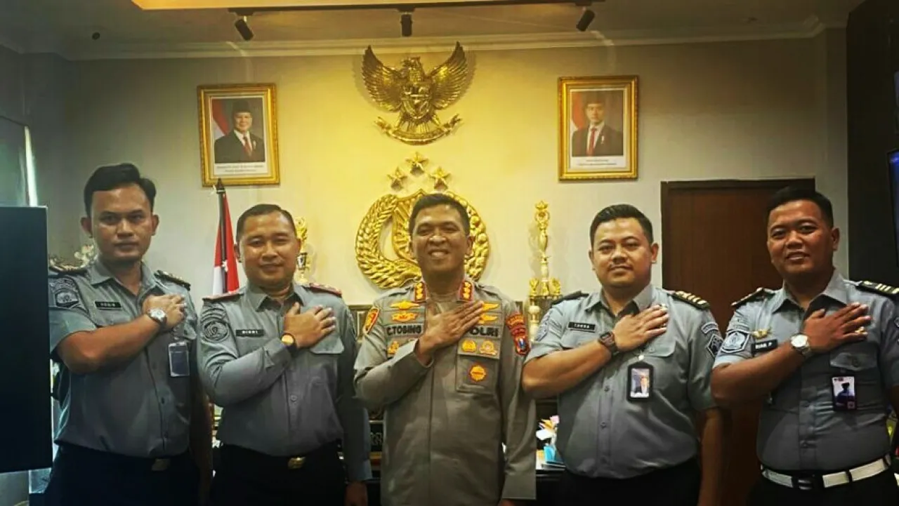 TINGKATKAN SINERGI, KALAPAS SIDOARJO LAKUKAN AUDIENSI DENGAN KAPOLRESTA SIDOARJO