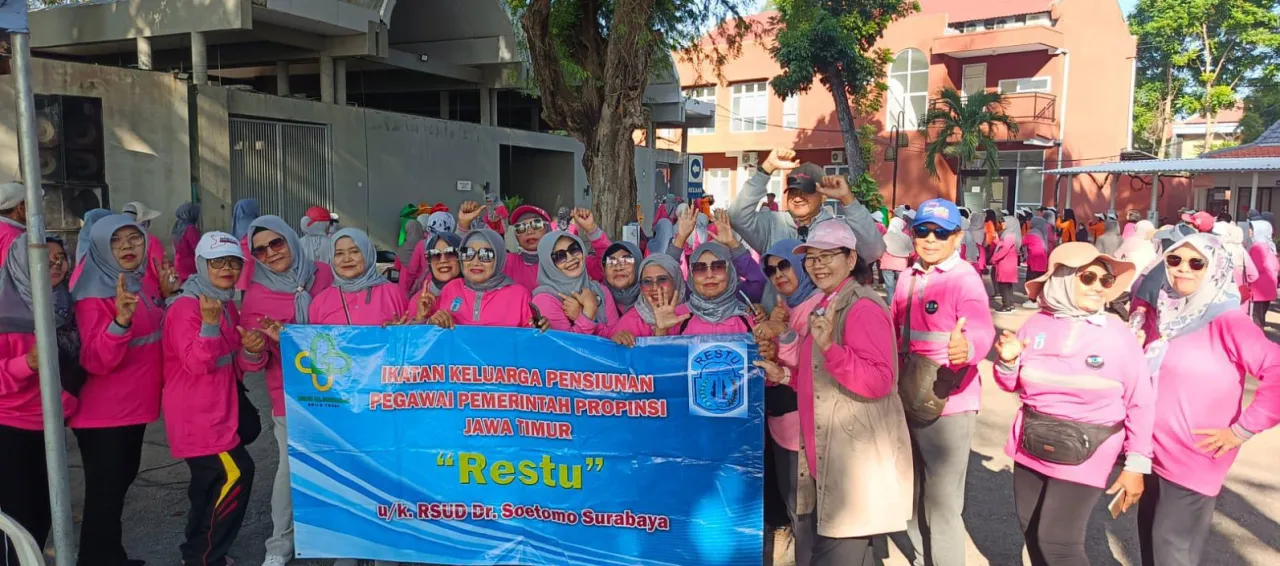 IKP4 Provinsi Jatim Restu UK RSUD dr. Soetomo Gelar Senam Bersama di THP Kenjeran