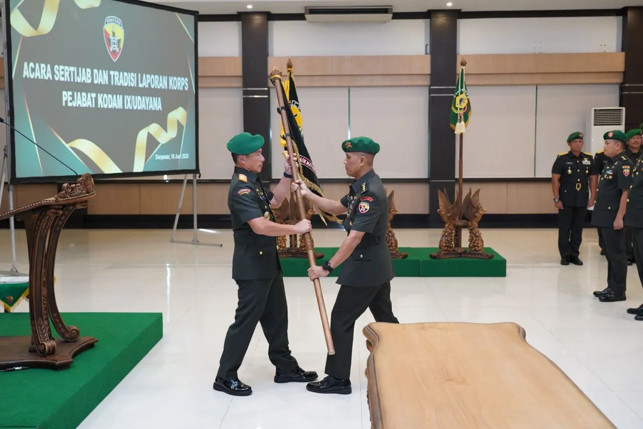 Pangdam IX/Udayana Pimpin Sertijab dan Tradisi Korps Pejabat Kodam
