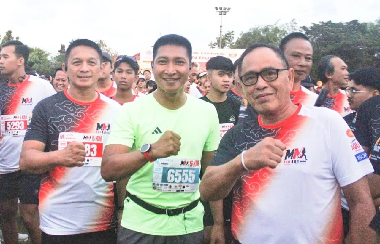 Dandim 1611/Badung Turut Ikuti Munang Maning Sport Enthusiast (MMSE) Fun Run 2025