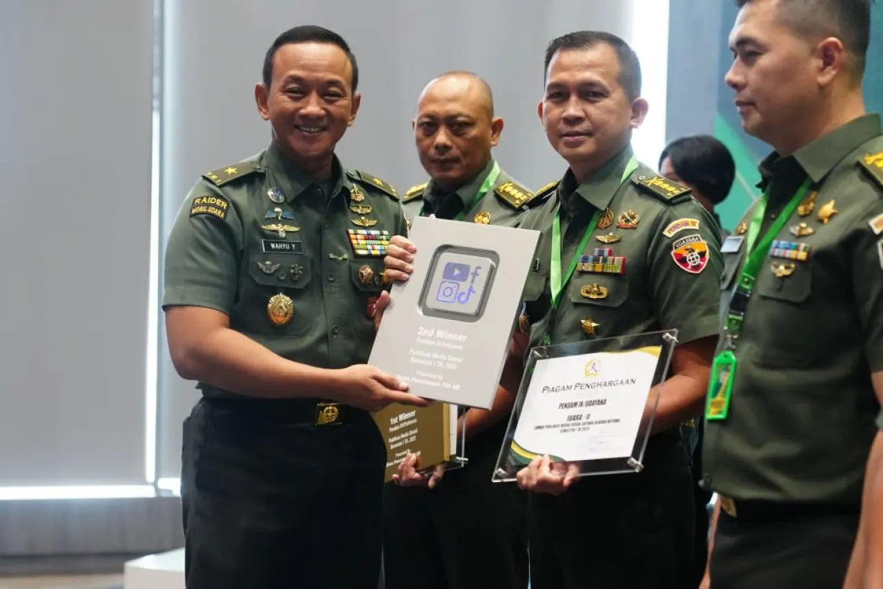 Kodam IX/Udayana Raih Prestasi di Bidang Publikasi TNI AD