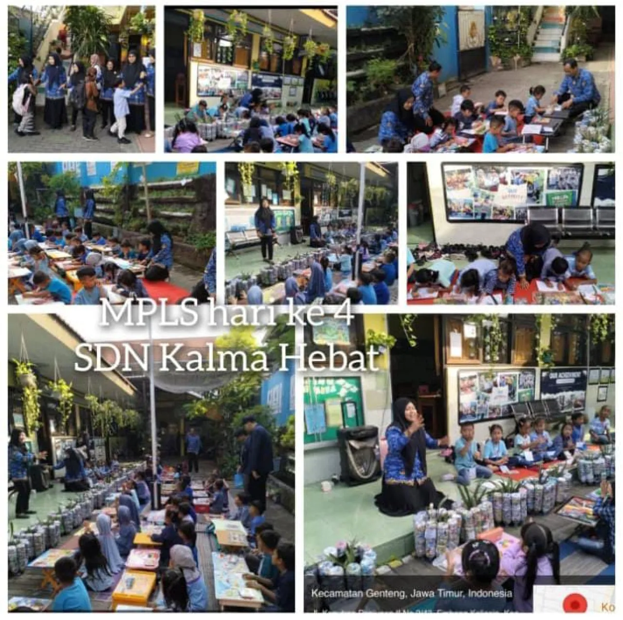 Hari ke - 4 Masa Pengenalan Lingkungan Sekolah ( MPLS ) SDN Kaliasin V / 284 berjalan Lancar