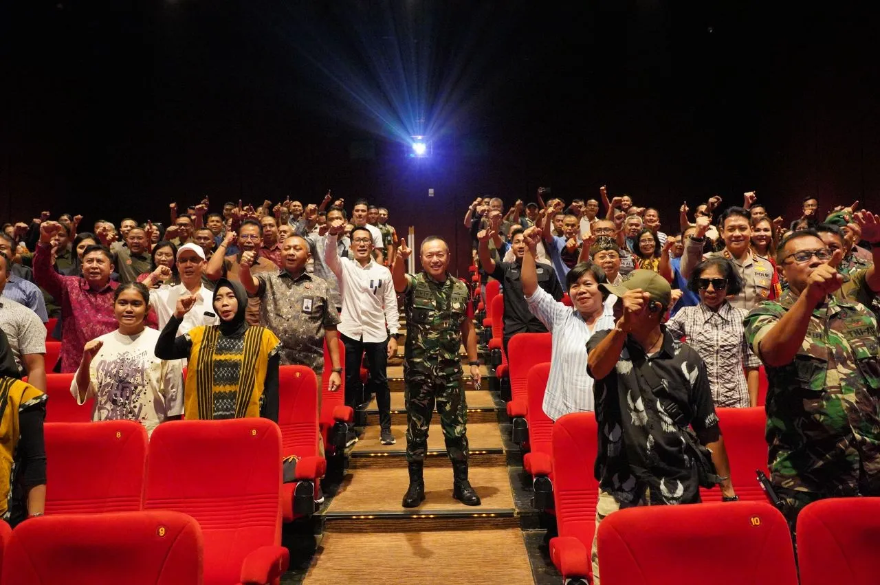 Pangdam IX/Udayana Bersama Forkopimda Bali Nobar Film “Believe”