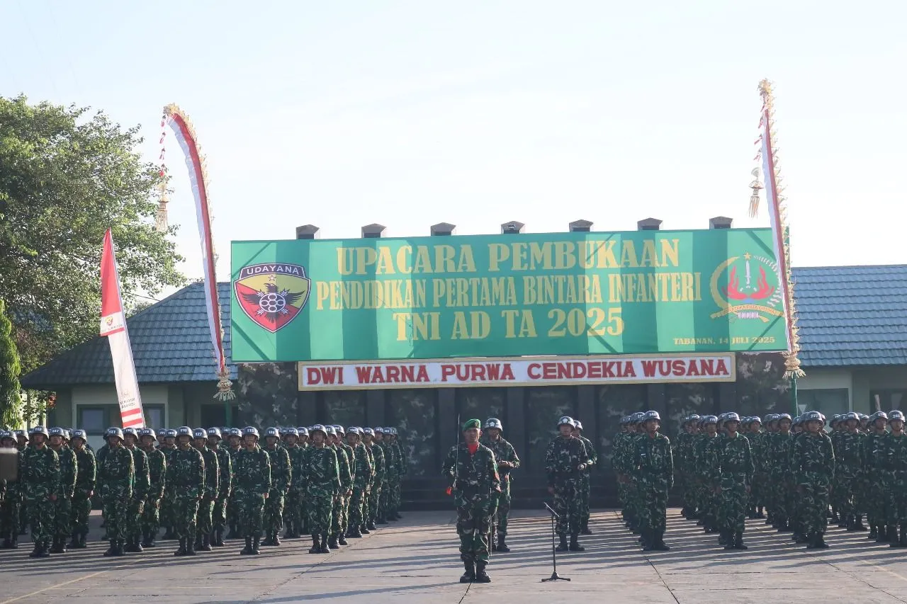 ‎Dikmaba Infanteri TNI AD TA 2025 Dibuka: Awal Pengabdian dalam Barisan Terdepan