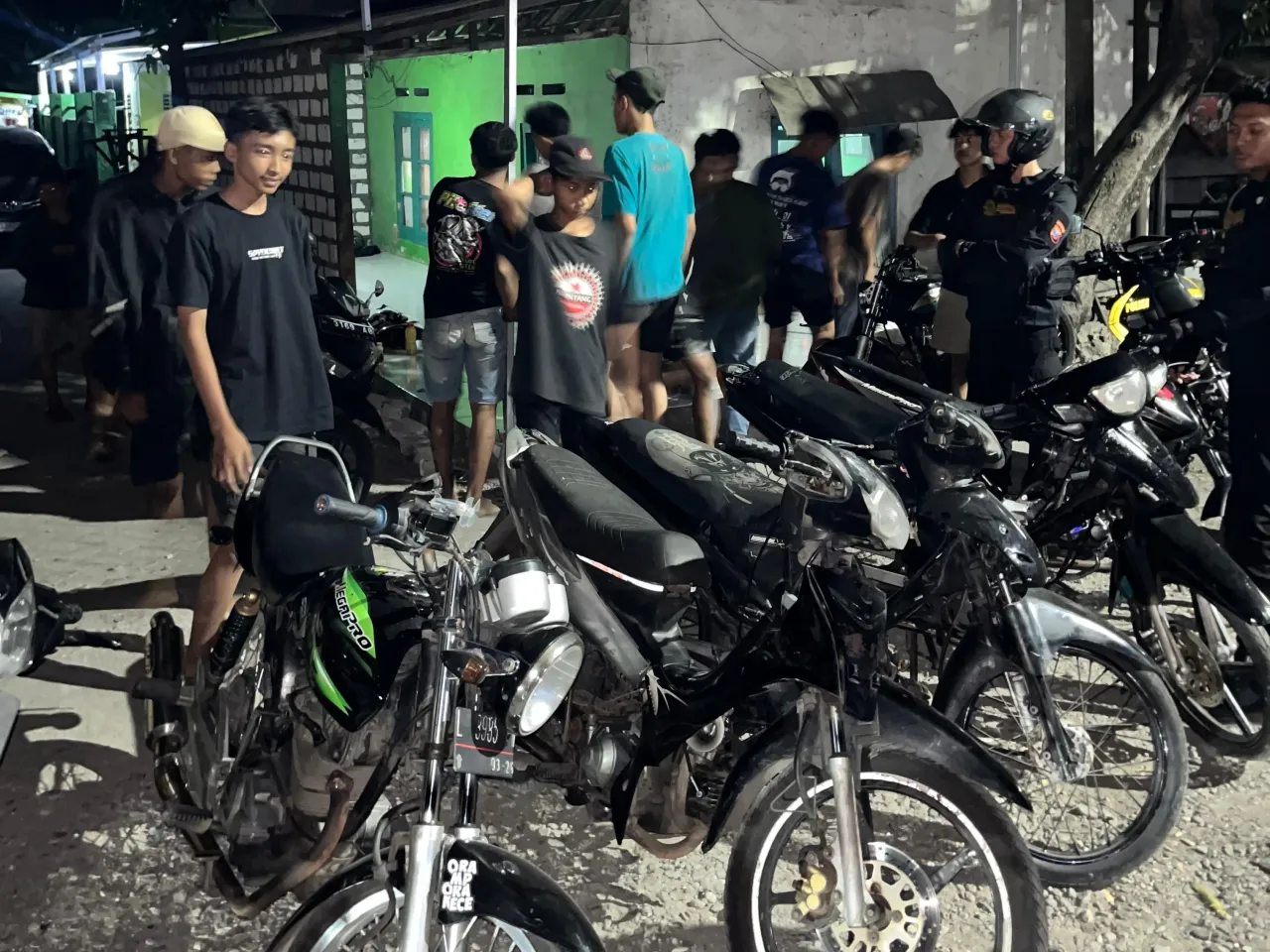 Respons Cepat Polres Gresik, Enam Remaja Balap Liar Diamankan Sat Samapta di Jalan Raya Bungah