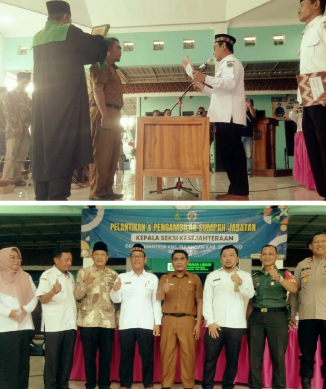 Kades Kemantren Lantik Putra Asli Desa Sebagai Kasi Kesejahteraan 