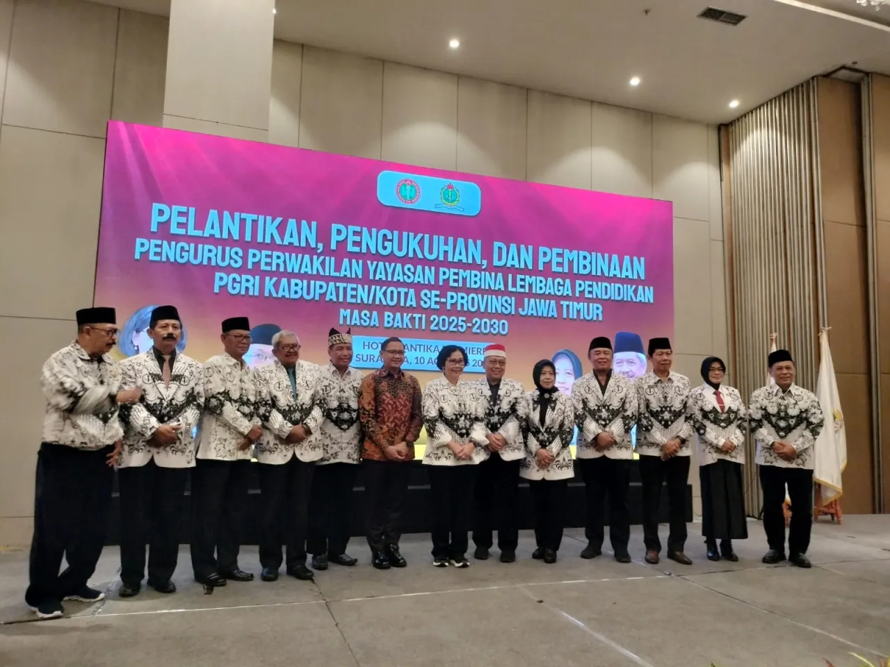 YPLP PGRI Jatim Resmi Dilantik, Mantapkan Langkah Menuju Barometer Pendidikan Nasional