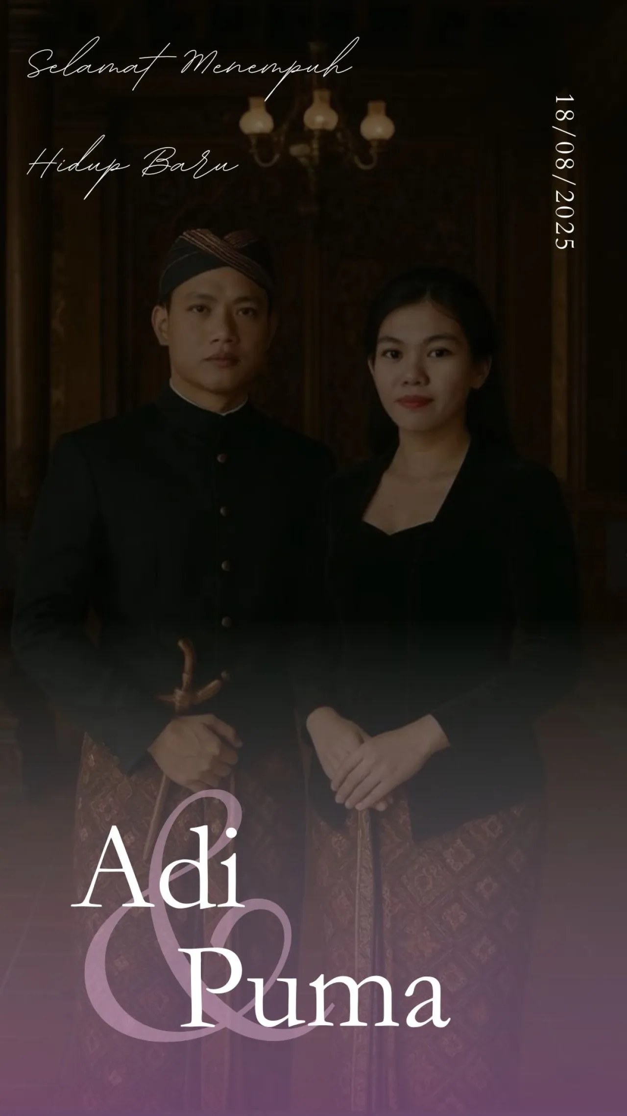 Kisah Cinta Berujung Pelaminan, Suriadi & Purnama Awali Lembar Baru Kehidupan Bersama
