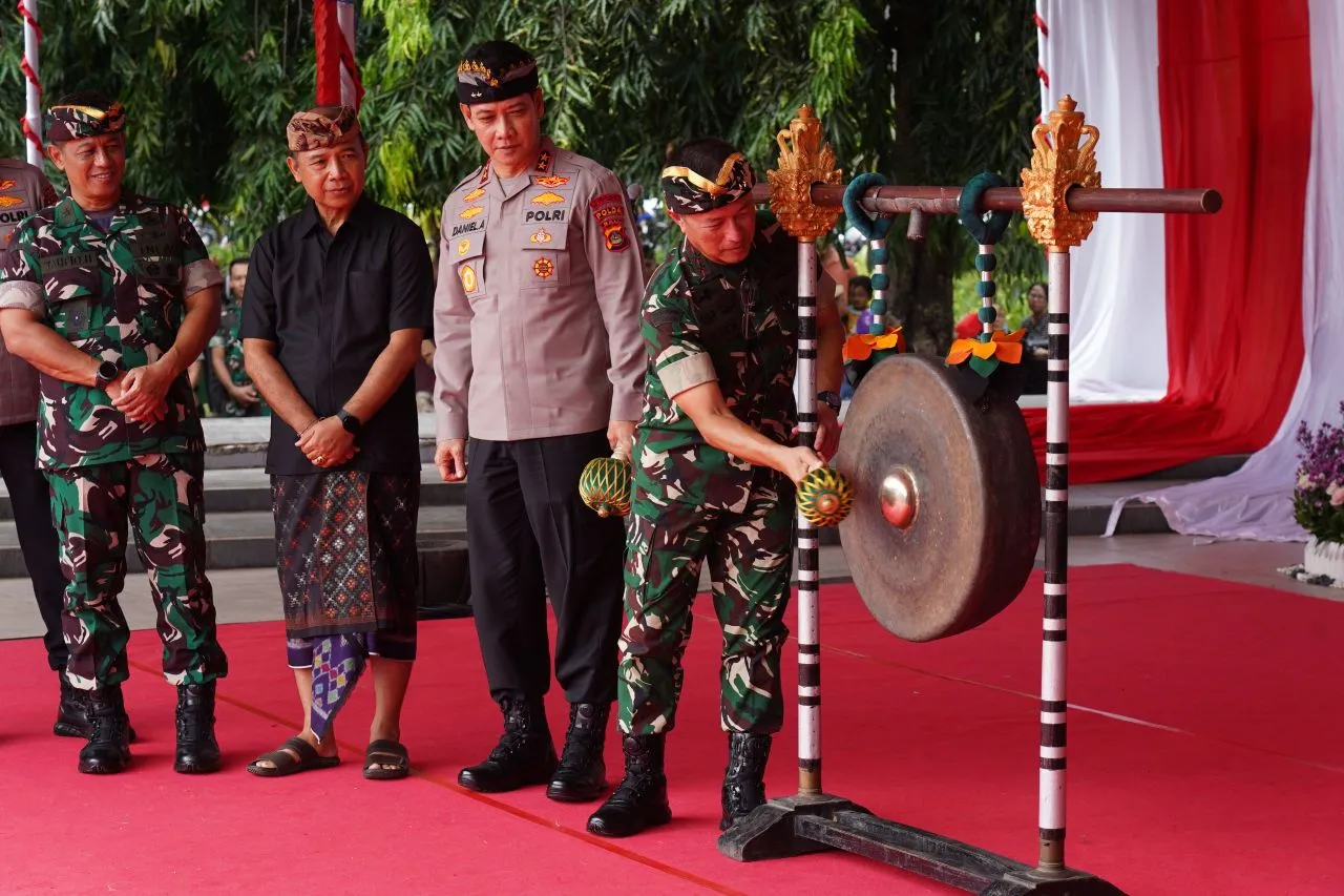Pangdam IX/Udayana Buka Pagelaran Balaganjur, Tekankan Seni Budaya sebagai Identitas Nasional