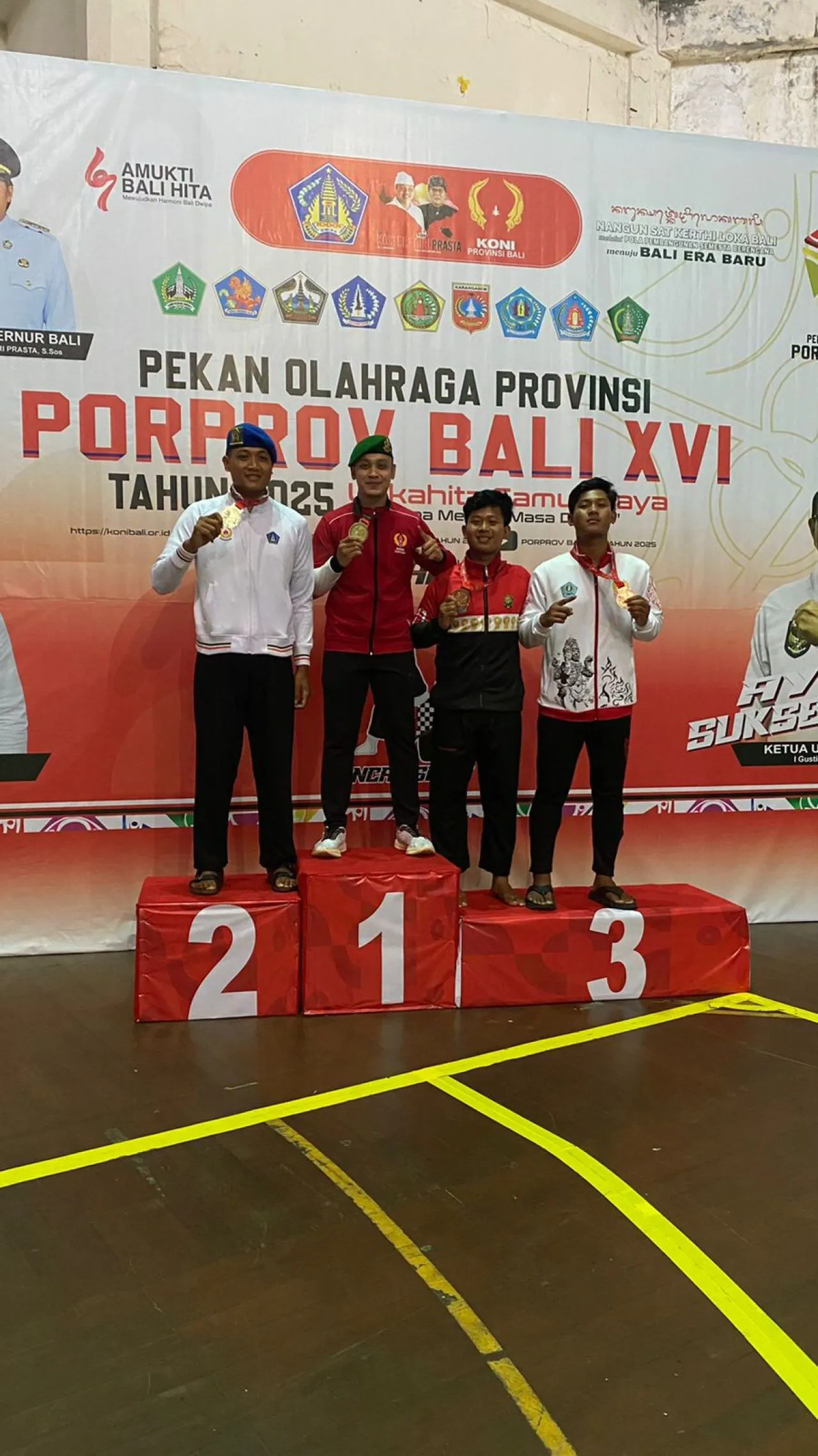 Medali Emas Tabanan dari Prajurit Kodam IX/Udayana di Porprov Bali 2025